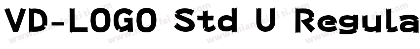 VD-LOGO Std U Regula字体转换